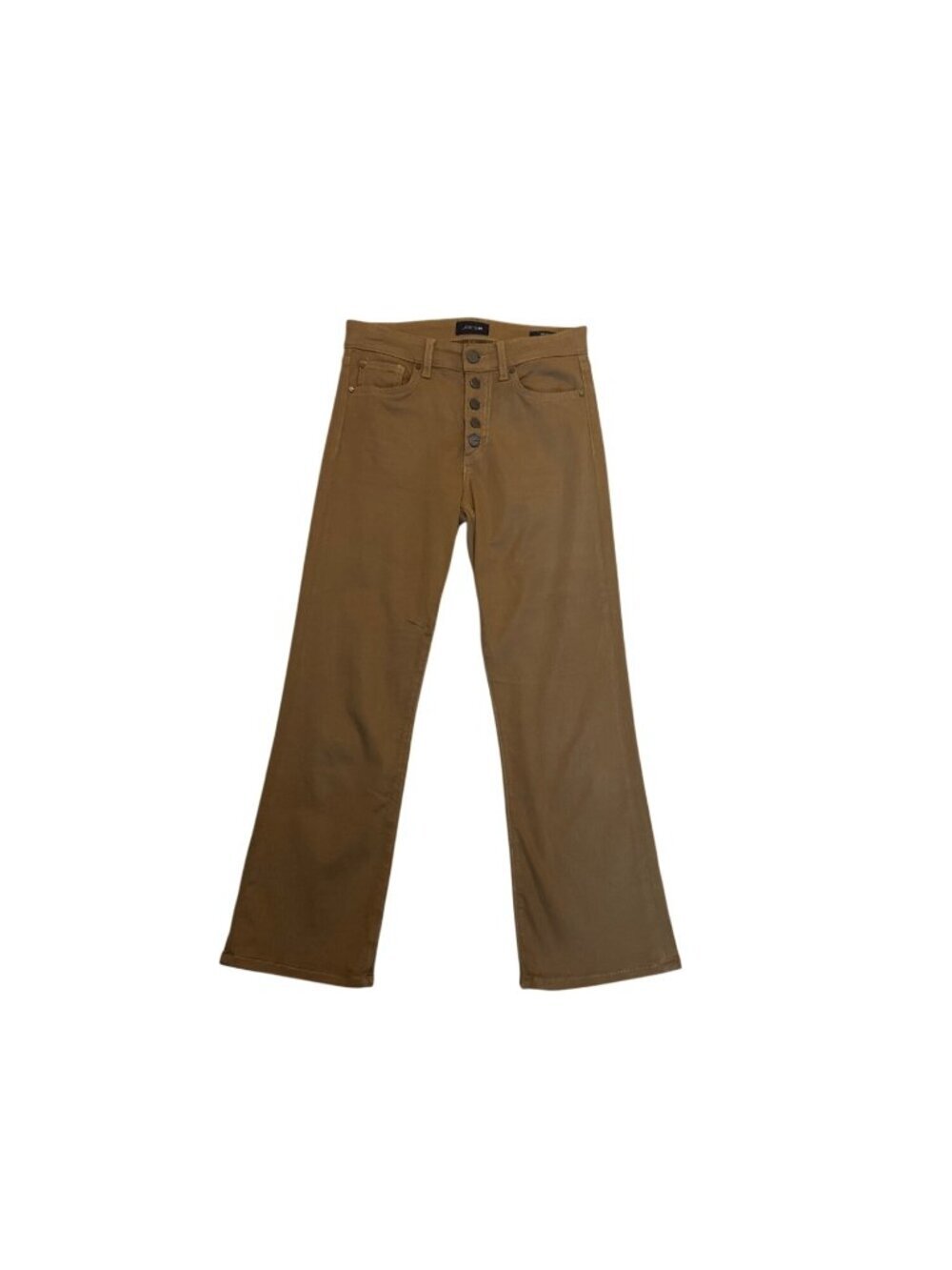 Joes Womens High Rise Cropped Boot Jeans In Brown Size 25